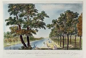 View of the Canal in St. James's Park / Veüe du Canal dans le Parc de St. Jacques