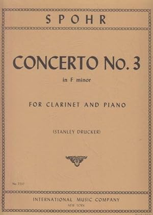 Clarinet Concerto No.3 in f minor - Clarinet & Piano