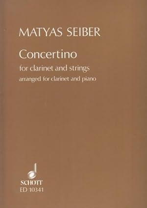 Concertino for Clarinet and Strings - Clarinet & Piano