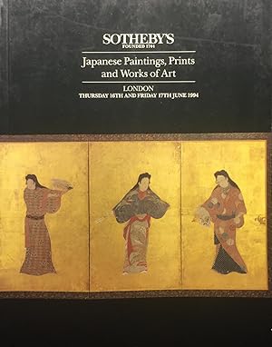 Japanese Paintings, Prints and Works of Art, Sotheby's London, June 1994