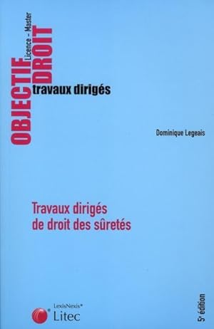 Image du vendeur pour travaux dirigs de droit des srets (5e dition) mis en vente par Chapitre.com : livres et presse ancienne