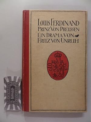 Bild des Verkufers fr Ein Drama von Fritz von Unruh. zum Verkauf von Druckwaren Antiquariat