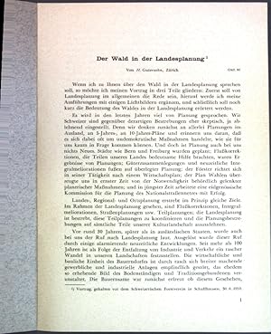 Bild des Verkufers fr Der Wald in der Landesplanung; zum Verkauf von books4less (Versandantiquariat Petra Gros GmbH & Co. KG)