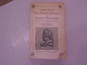 Image du vendeur pour Sainte-Beuve Vie, poesies et pensees de Joseph Delorme. mis en vente par Antiquariat Bookfarm