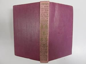 Seller image for A Smaller Classical Dictionary for sale by Goldstone Rare Books