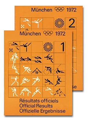 Die offiziellen Ergebnisse der XX.Olympischen Spiele in München 1972. Hrsg.v.OK. 2 Bände.