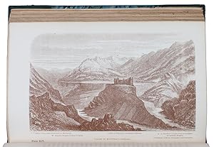 Image du vendeur pour The geology and extinct volcanos of central France. . Second edition, enlarged and improved.London, John Murray, 1858. Large 8vo (22 x 14 cm). With 17 lithographed plates printed in brown (including the frontispiece), mostly folding and including one in colour, two folding chromolithographed maps inserted in a pocket at the back paste-down, and many woodengraved illustrations in text. Contemporary green half morocco, gold-tooled spine, bound by J. Adams. mis en vente par ASHER Rare Books