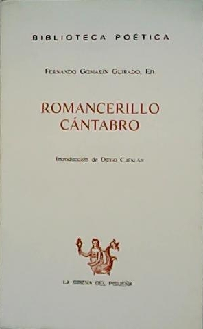 Seller image for Romancerillo Cntabro. Introduccin de Diego Cataln. for sale by Librera y Editorial Renacimiento, S.A.