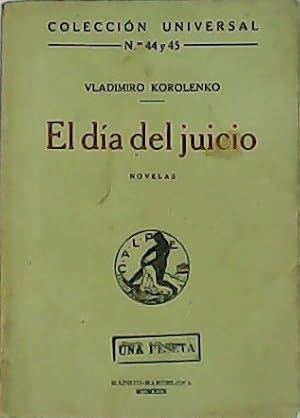 Imagen del vendedor de El da del juicio. Novela. a la venta por Librera y Editorial Renacimiento, S.A.