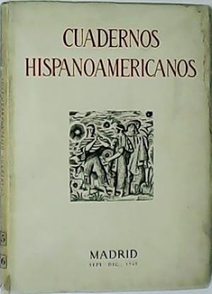 Seller image for CUADERNOS HISPANOAMERICANOS. Nms.5-6. Directores: Pedro Lan Entralgo y Mario O. Amado. for sale by Librera y Editorial Renacimiento, S.A.