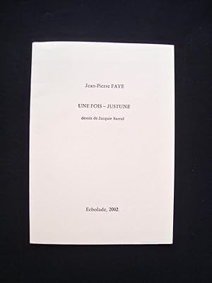 Immagine del venditore per Une fois - Justune - venduto da Le Livre  Venir