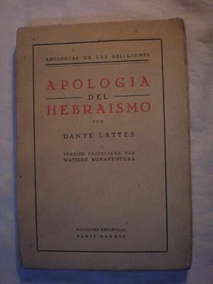 Immagine del venditore per Apologa del hebrasmo. Apologa de las religiones venduto da Librera Antonio Azorn