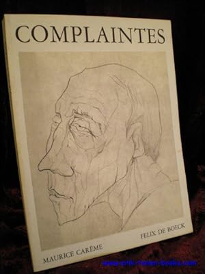 Immagine del venditore per COMPLAINTES, venduto da BOOKSELLER  -  ERIK TONEN  BOOKS