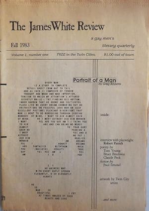 Seller image for The James White Review Volume 1, Number One, a gay men's literary quarterly for sale by Derringer Books, Member ABAA