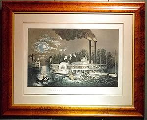 Seller image for Wooding up on the Mississippi for sale by Arader Galleries - AraderNYC