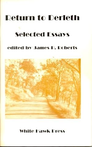Seller image for Return to Derleth: Selected Essays for sale by Ziesings