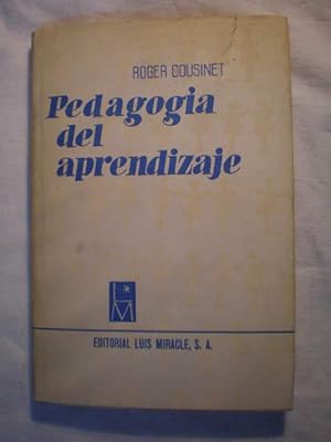 Image du vendeur pour Pedagoga del aprendizaje mis en vente par Librera Antonio Azorn