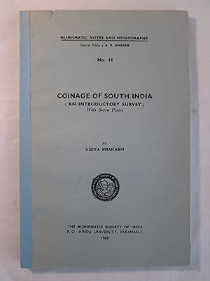 Seller image for Coinage of South India : An Introductory Survey for sale by Expatriate Bookshop of Denmark