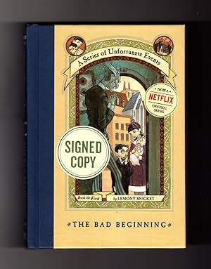 The Bad Beginning (A Series of Unfortunate Events #1), by Lemony Snicket. Issued Author-Signed by...