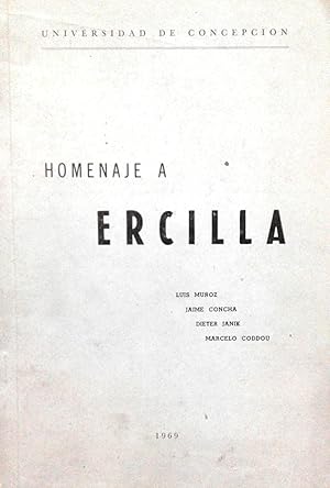 Seller image for Homenaje a Ercilla for sale by Librera Monte Sarmiento