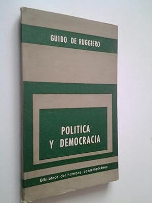 Immagine del venditore per Poltica y democracia (Seleccin de El retorno a la razn) venduto da MAUTALOS LIBRERA
