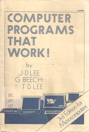 Seller image for Computer Programs that Work! - Fully Tested Mathematics, Science and Games Programmes in Basic for sale by Snookerybooks