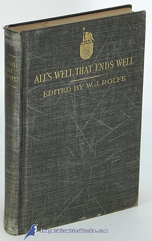 Imagen del vendedor de Shakespeare's Comedy of All's Well that Ends Well a la venta por Bluebird Books (RMABA, IOBA)