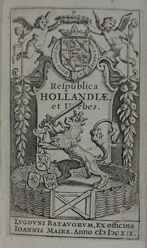 Respublica Hollandiae et urbes. Leiden, J. Maire 1630. 16°. 526 S., mit Kupfertitel, Prgt. d. Zt....