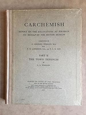Seller image for Carchemish. Report on the Excavations at Jerablus on Behalf of the British Museum. Vol. II: The town defences for sale by Meretseger Books