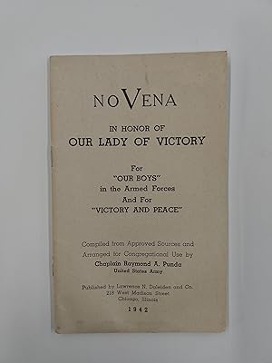 Novena in Honor of Our Lady of Victory, for "Our Boys" in the Armed Forces and for "Victory and P...