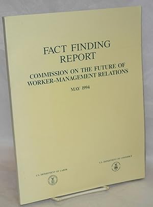 Seller image for Fact finding report, May 1994 for sale by Bolerium Books Inc.