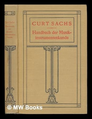 Immagine del venditore per Handbuch der Musikinstrumentenkunde venduto da MW Books Ltd.