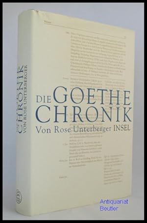 Bild des Verkufers fr Die Goethe-Chronik. zum Verkauf von Antiquariat Beutler