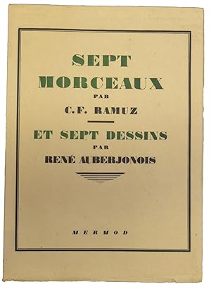 Imagen del vendedor de SEPT MORCEAUX. a la venta por Librairie de l'Univers