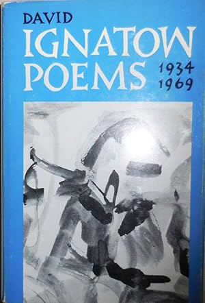 Seller image for David Ignatow Poems 1934 - 1969 (Inscribed) for sale by Derringer Books, Member ABAA