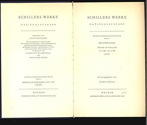 Bild des Verkufers fr Schillers Werke, Nationalausgabe, Band 36, I. Teil. Briefwechsel. Briefe an Schiller 1.11.1795-31.3.1797. Text. zum Verkauf von Antiquariat Bookfarm