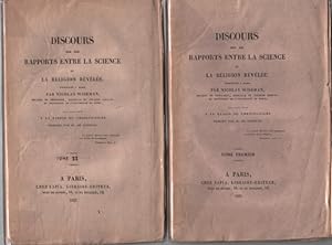 Imagen del vendedor de Discours sur les rapports entre la science et la religion rvle pour faire suite a la raison du christianisme publie par M. de Genoude/ 2tomes a la venta por librairie philippe arnaiz