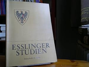 Bild des Verkufers fr Esslinger Studien. Zeitschrift Band 35. zum Verkauf von BuchKaffee Vividus e.K.