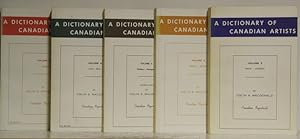 Seller image for A dictionary of canadian artists. Bnde 2 und 4-7 (zus. 5 Bnde von 8). for sale by Antiquariat  Braun