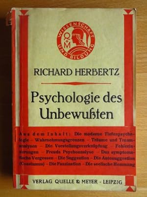 Die Psychologie des Unbewussten. Wissenschaft und Bildung ; 275.
