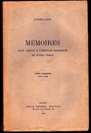 Mémoires pour servir à l'histoire religieuse de notre temps. I/III.