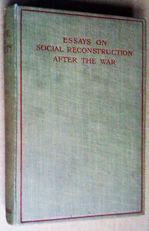 Seller image for The hope for society, essays on "social reconstruction after the war" for sale by Livresse