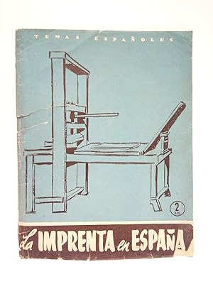 Seller image for La imprenta en Espaa for sale by Librera Miguel Miranda