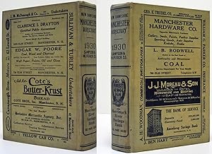 MANCHESTER NEW HAMPSHIRE DIRECTORY For the Year Ending November 1, 1930 (Vol. LXV)