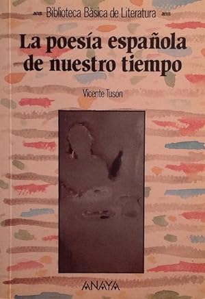 Seller image for La poesa espaola de nuestro tiempo. for sale by Girol Books Inc.