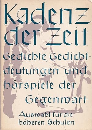 Seller image for Kadenz der Zeit for sale by Clivia Mueller