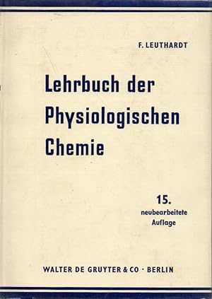 Bild des Verkufers fr Lehrbuch der physiologischen Chemie zum Verkauf von Clivia Mueller