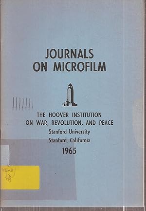 Seller image for Journals on Microfilm for sale by Clivia Mueller