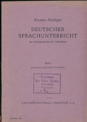 Imagen del vendedor de Deutscher Sprachunterricht a la venta por Clivia Mueller