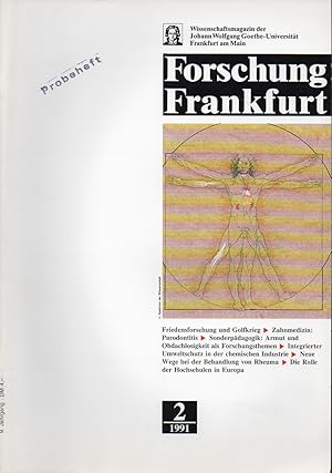 Forschung Frankfurt 9. Jahrgang 1991, Heft 2 (1 Heft)